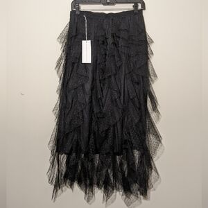Black Layered Skirt